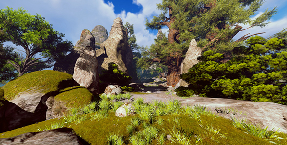 Fantastic Journey Through a Mountain Gorge And the Forest alt