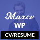 Max CV - Resume/CV WordPress Theme - ThemeForest Item for Sale