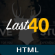 Last 40 Creative Website Template - ThemeForest Item for Sale