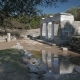 Facade of the Ancient Temple with Columns Reflection in the Water, Kaunos, Dalyan Valley, Turkey. - VideoHive Item for Sale