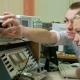 Young Woman Engineer Student Working with a Man in the Laboratory with an Electrical Measuring - VideoHive Item for Sale
