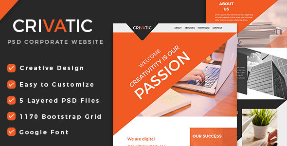 Crivatic | Creative Corporate Theme