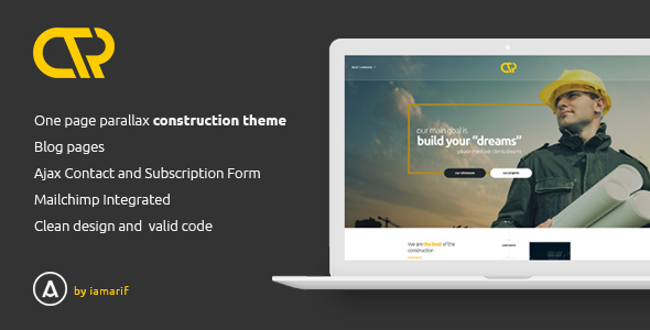 Consta - One Page Construction Html Template