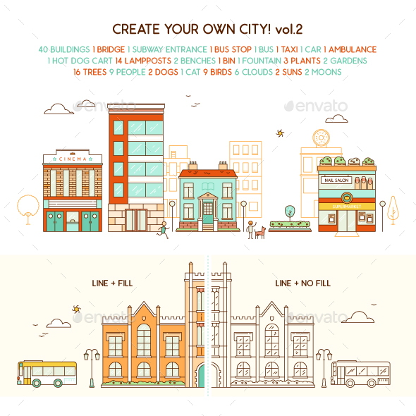 City Builder Graphics Designs Templates From Graphicriver