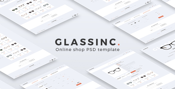 Glassinc - Ecommerce PSD Template