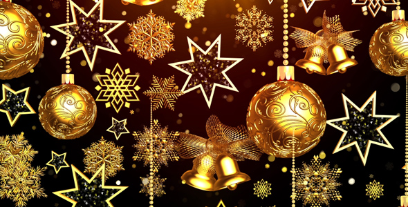 Gold Christmas Decorations