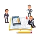 Little Business People Near Big Accounting Book - GraphicRiver Item for Sale