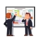 Business Man Showing Project Process to Boss - GraphicRiver Item for Sale