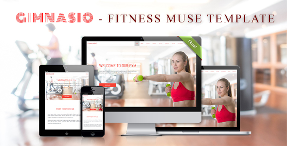 GIMNASIO - Fitness Adobe Muse Template