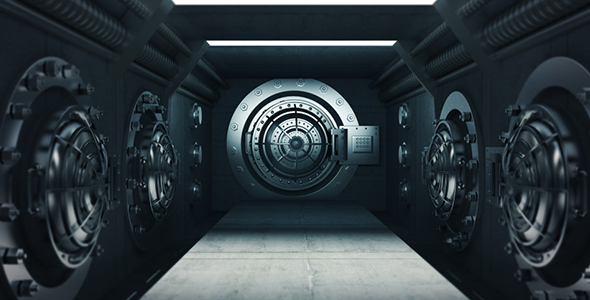 Bank Vault With Powerful System Protection