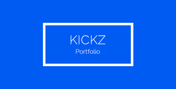 Kickz Portfolio PSD Template