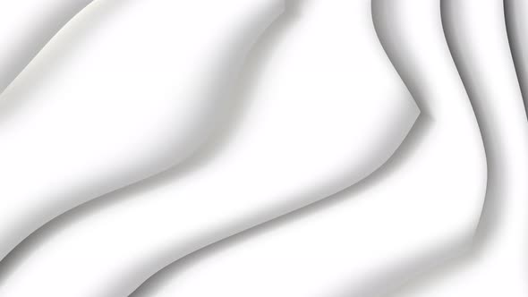 Abstract White Milk Splash Liquid Wave Isolated Background Animation Video