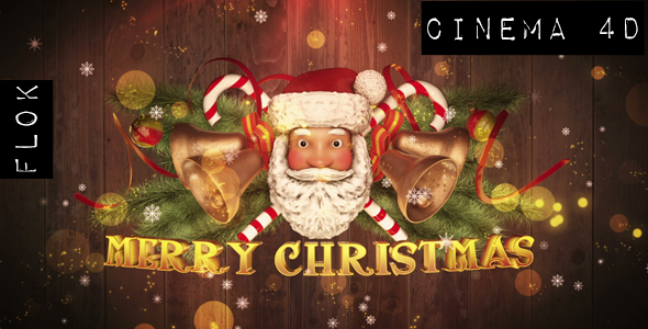 Santa Claus Greetings Cinema4D