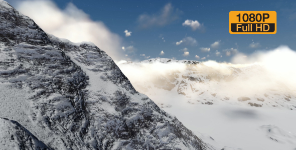 Cloudly Snow Mountain