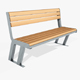 Bench Street - 3DOcean Item for Sale