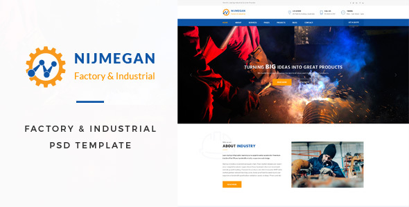 Nijmegan : Factory PSD Template