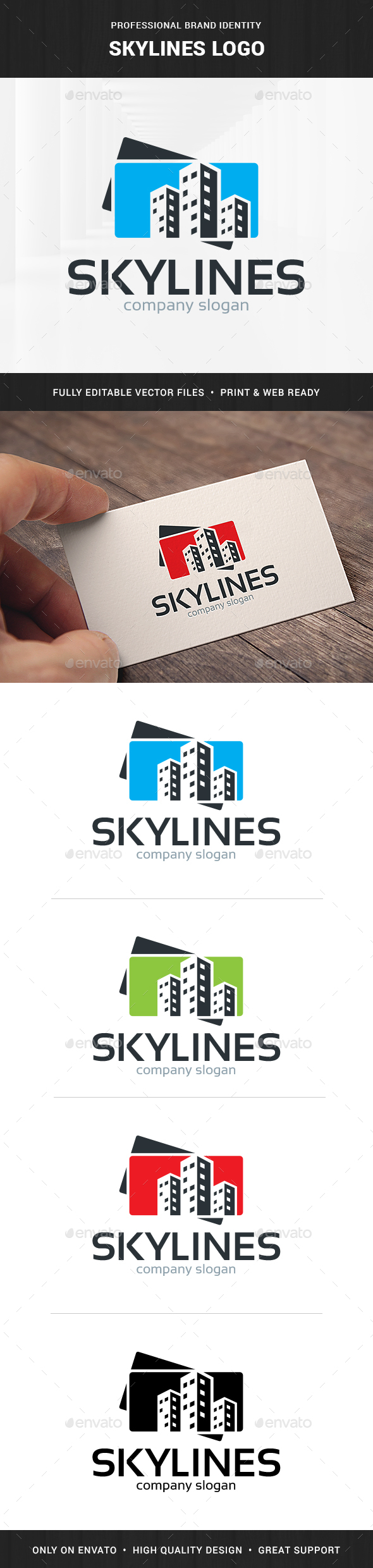 Skylines Logo Template