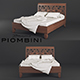 Bed Bruno Piombini - 3DOcean Item for Sale