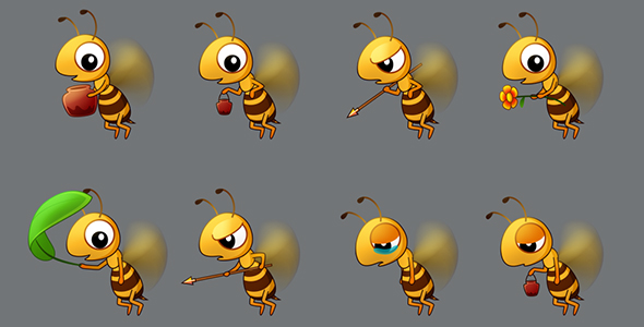 Cartoon Bee Animation Pack
