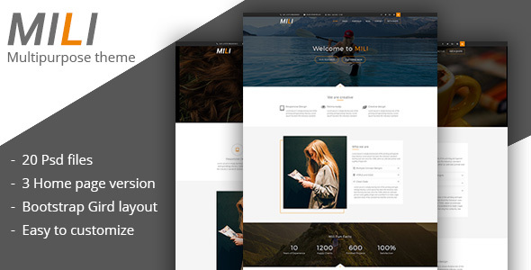 MILI - A Multipurpose PSD Template