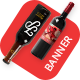 Wine - HTML Animated Banner - CodeCanyon Item for Sale