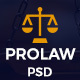 Prolaw Legal Law Firm - Attorney PSD Templates - ThemeForest Item for Sale