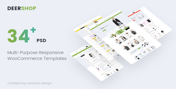 DeerShop | Multi-Purpose Responsive Ecommerce PSD Template