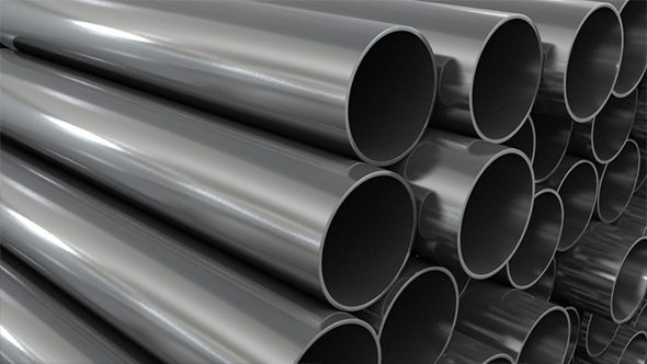 Metalic Pipes On Warehouse alt