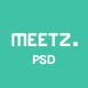 MEETZ - Creative and Multipurpose PSD Template - ThemeForest Item for Sale