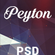 Peyton - Creative One Page PSD Template - ThemeForest Item for Sale
