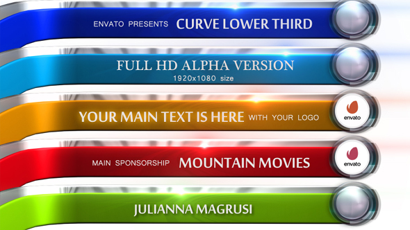 Curve Lower Third alt
