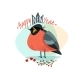 New Year Bullfinch - GraphicRiver Item for Sale