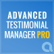 Advanced Testimonials Manager Pro WordPress Plugin - CodeCanyon Item for Sale