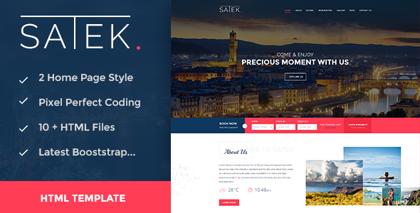 Satek : Resort and Hotel HTML Template