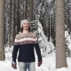 Young Man Walking Snow Winter Forest Smiling Guy In Snowy Park - VideoHive Item for Sale