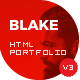 BlakeD - Portfolio & Resume Template - ThemeForest Item for Sale