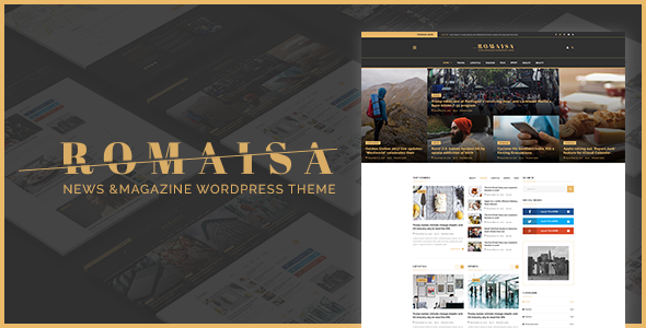 Romaisa News & Magazine PSD Template