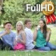 Young People Have Food and Drink on a Lawn Summer - VideoHive Item for Sale