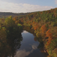 Aerial Above Scenic Country River - VideoHive Item for Sale