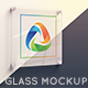 Square Glass Plate Logo Mockup - GraphicRiver Item for Sale