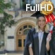 Woman in Mantle Raises Her Hands Shows Diploma - VideoHive Item for Sale