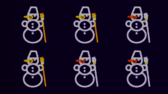 4K Snowman VJ 9 in 1