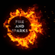 Circle Fire and Sparks - VideoHive Item for Sale