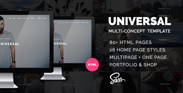 Universal - Smart Multi-purpose html5 template