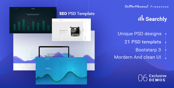 Searchly| Multipage Seo Psd Template