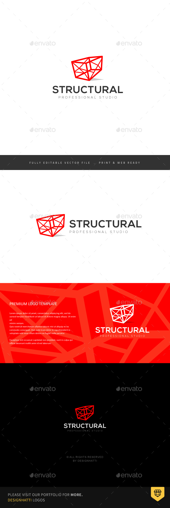 Geometric Structure Logo