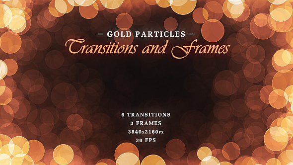 Gold Particles Transitions and Frames