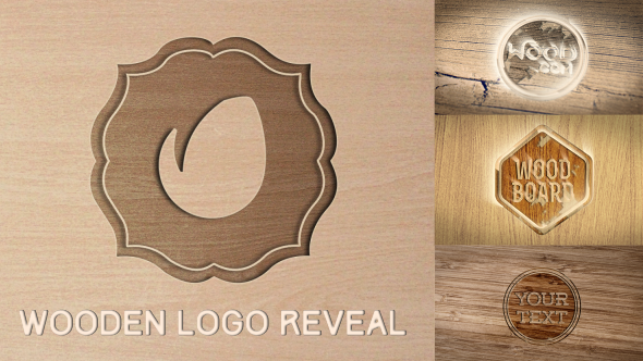 Wooden Logo Reveal