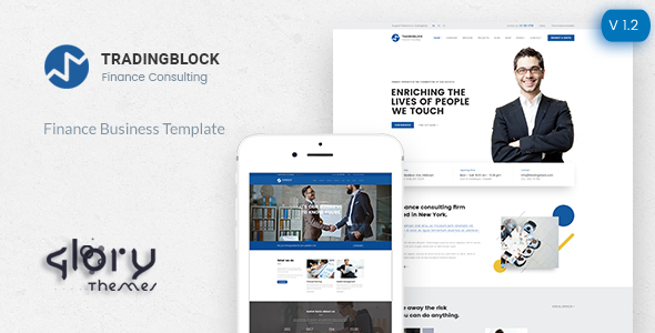 Finance Business HTML Responsive Template | Tradingblock