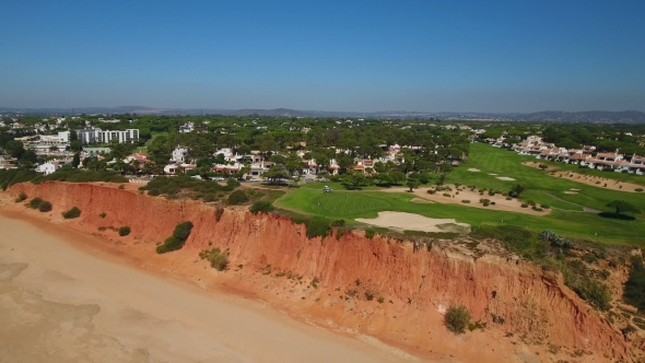 Aerial. Luxury Golf Courses Vale De Lobo